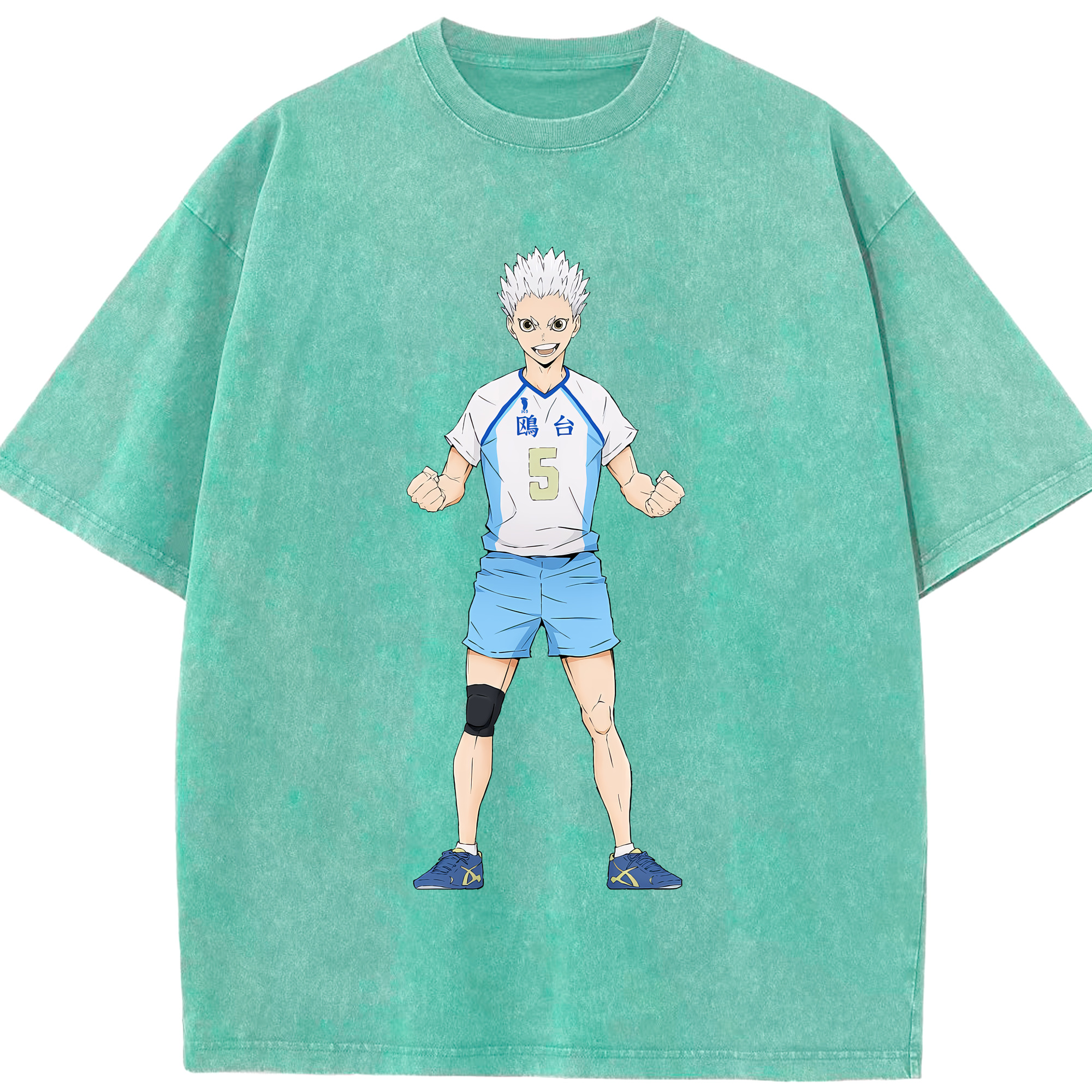 （画像用） ハイキュー!! Haikyu!! 綿100% ヴィンテージ風 半袖Tシャツ（フロントプリント）